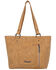 Montana West Women's Wrangler Floral Tote Bag, Mustard, hi-res