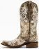 Corral Women's Glow in the Dark Western Boots - Square Toe, Brown, hi-res