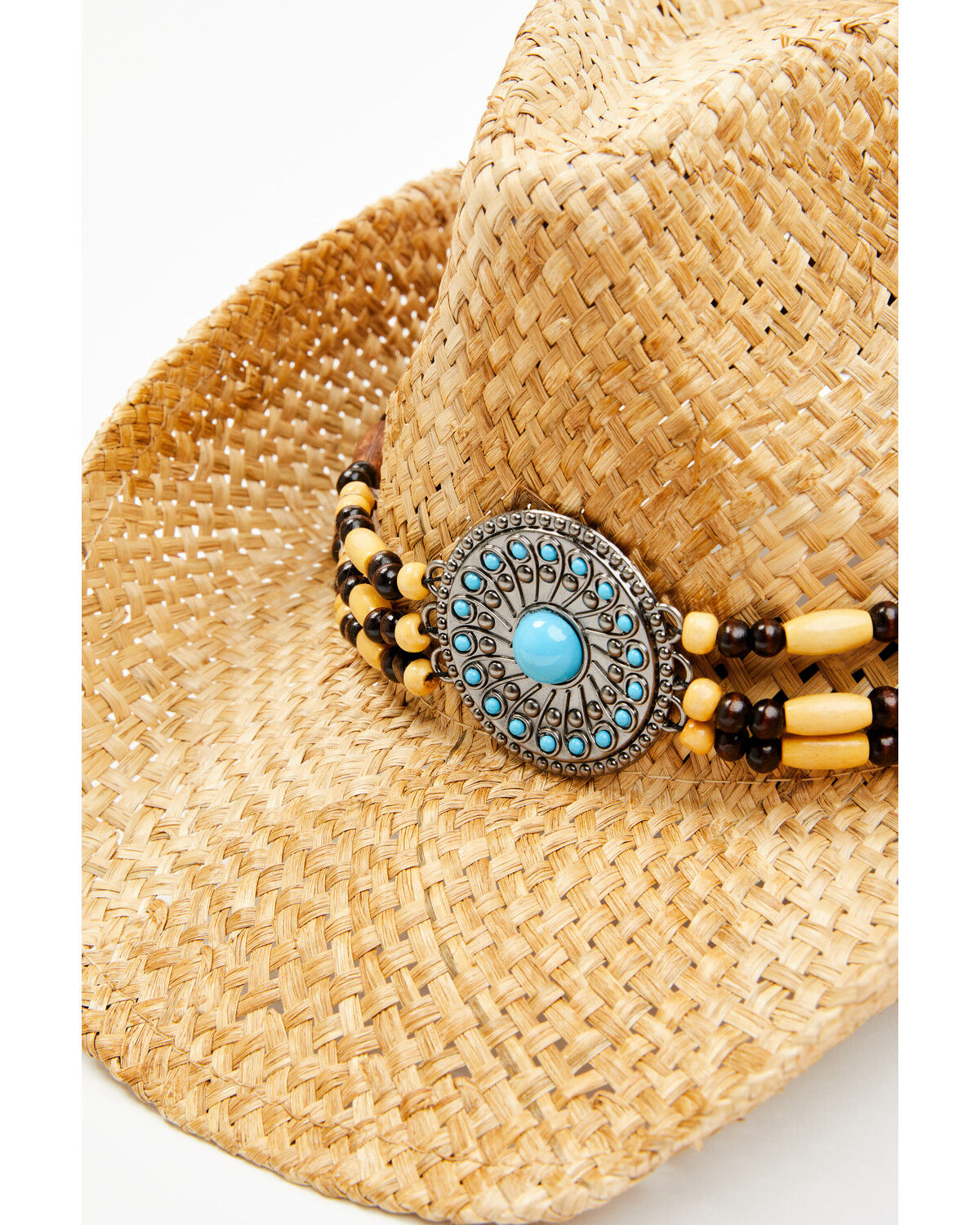 Image #2 - Shyanne Women's Cree Straw Cowboy Hat, Natural, hi-res