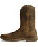 Image #3 - Durango Rebel Men's Pull On Western Boots - Square Toe, Brown, hi-res