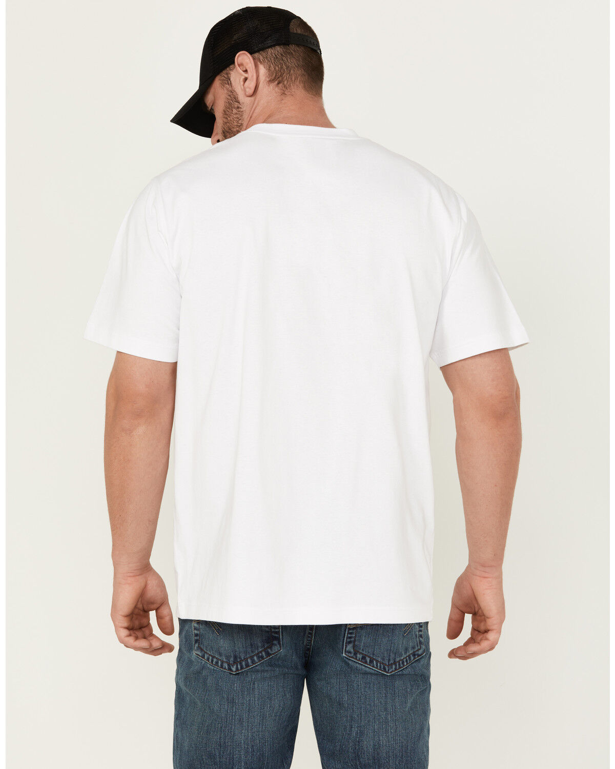 Image #4 - Hawx Men's Forge Solid Short Sleeve T-Shirt, White, hi-res