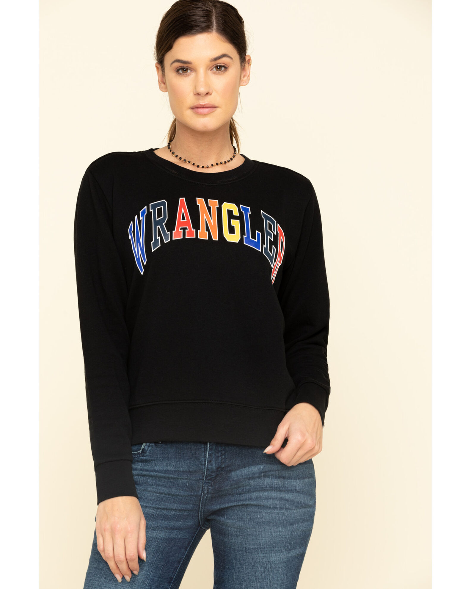 Wrangler Modern Women s Black Sweatshirt