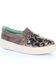 Corral Women's Brown Inlay & Embroidered Sneakers, Black/brown, hi-res