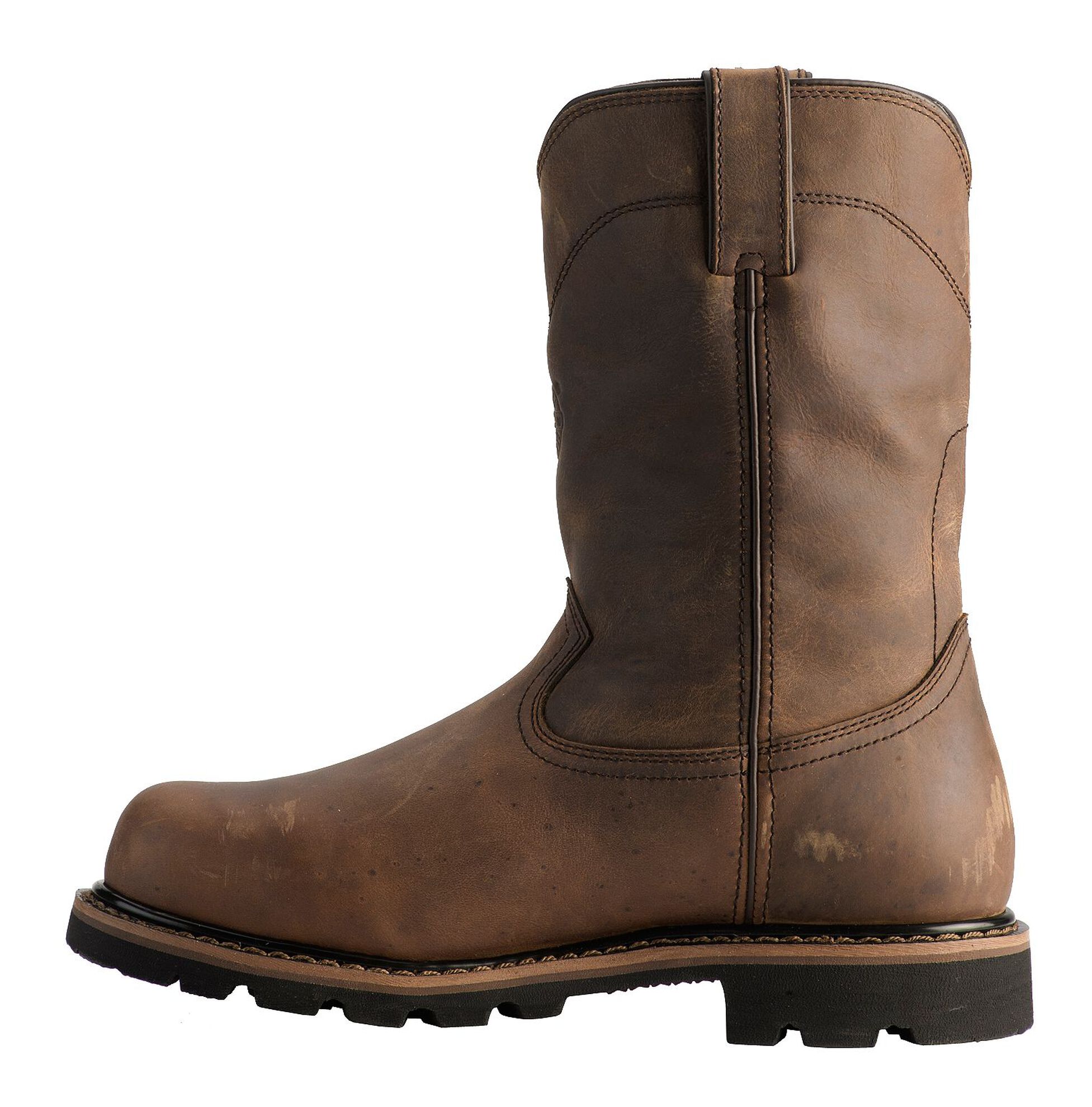 Justin Men s Pulley Waterproof Met Guard Pull On Work Boots Composite Toe Sheplers