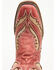 Image #6 - Corral Women's Inlay Western Boots - Square Toe , Red, hi-res