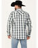 Image #4 - Moonshine Spirit Men's All Night Long Plaid Print Long Sleeve Snap Western Shirt, Natural, hi-res