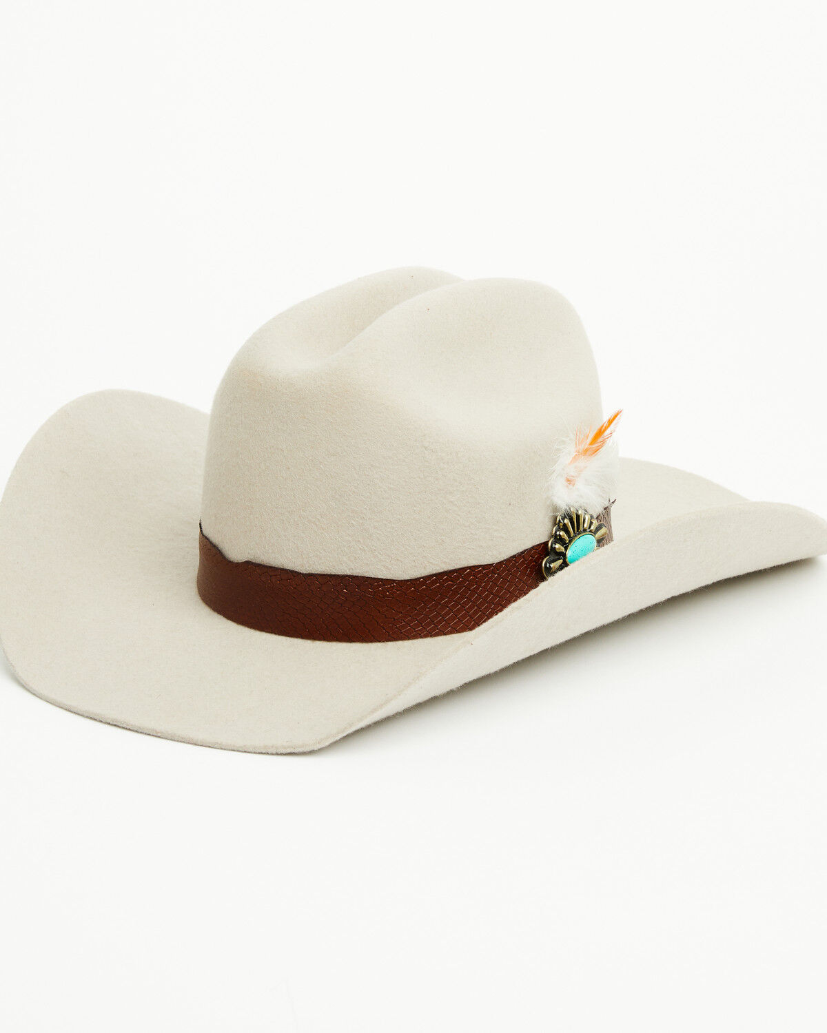 Image #1 - Charlie 1 Horse X Lainey Wilson Women's Saddle Up Felt Cowboy Hat, Silver Belly, hi-res