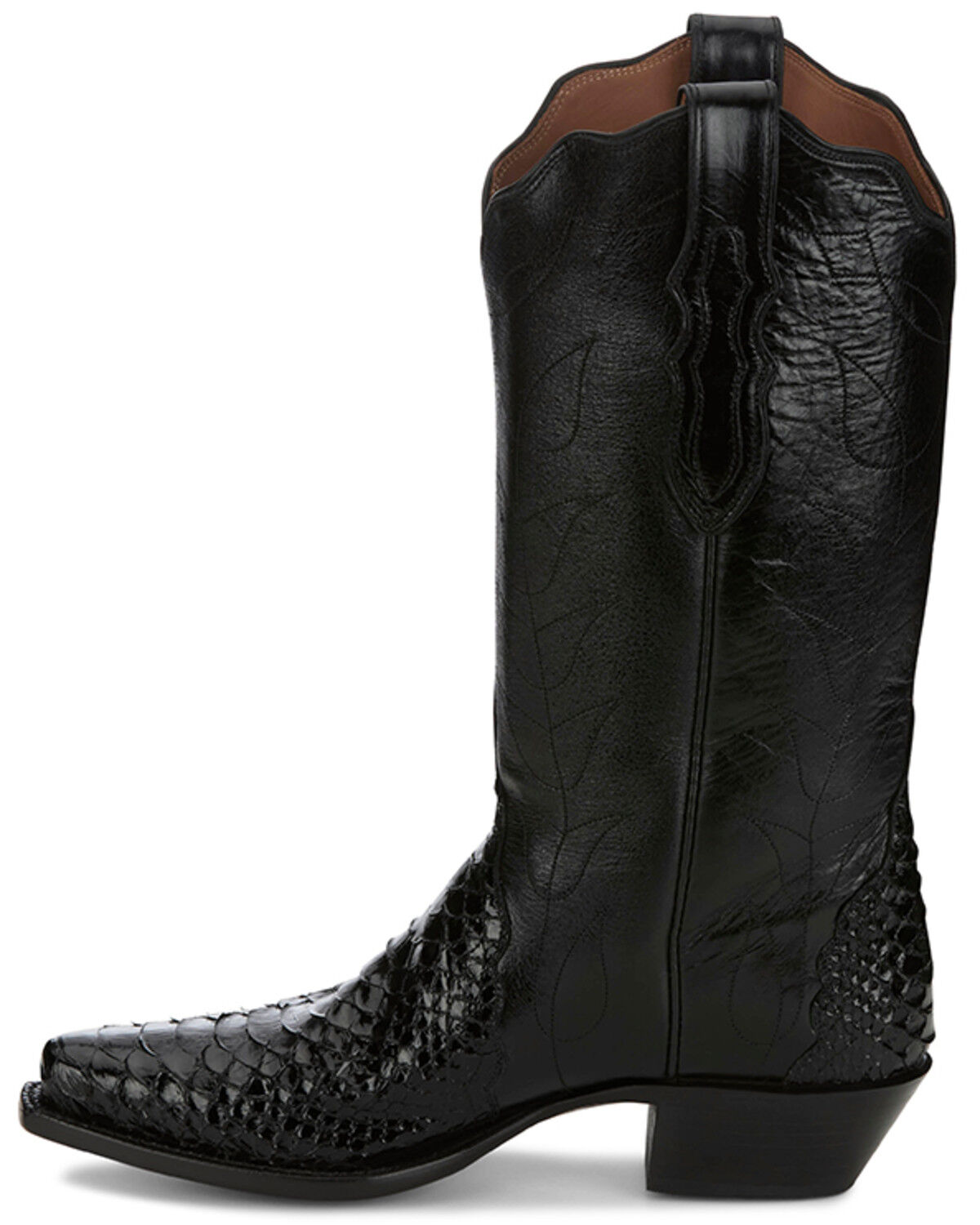 Image #3 - Tony Lama Women's Boot Barn Exclusive Tri-Ad Exotic Python Western Boots - Snip Toe, Natural, hi-res