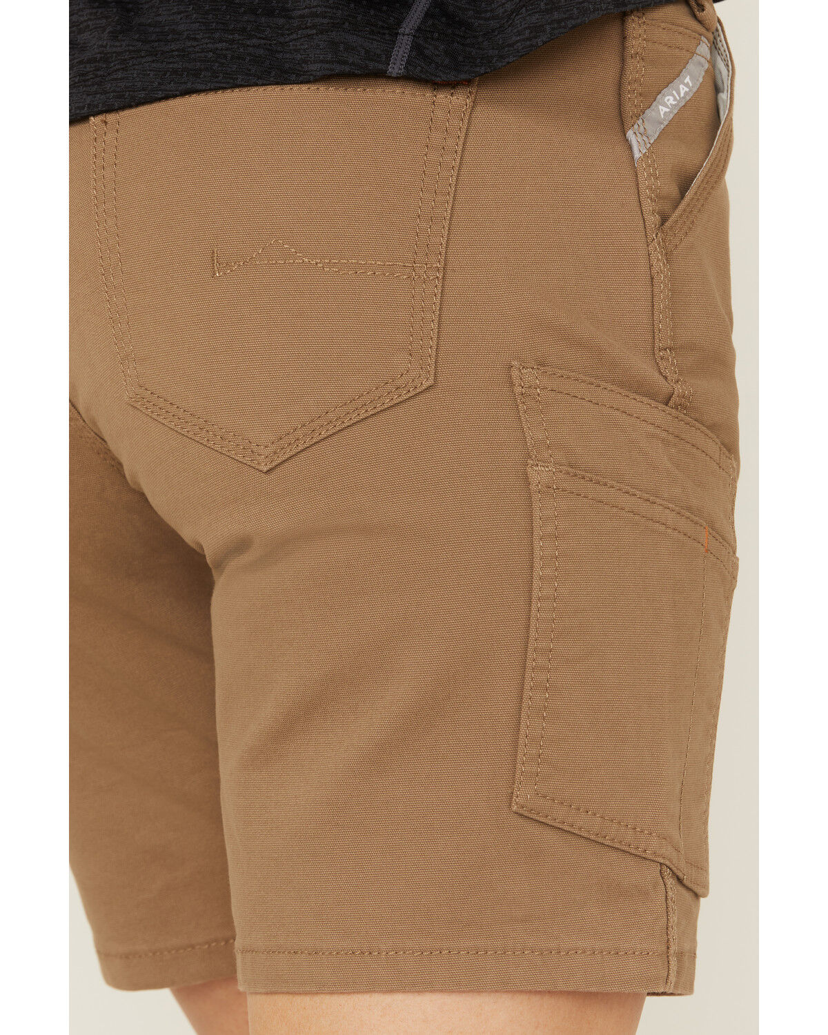 Image #4 - Ariat Women's Rebar Field Khaki DuraStretch Made Tough Work Shorts, Beige/khaki, hi-res