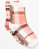 Image #1 - Shyanne Girls' 2-Pack Novelty Crew Socks, Mauve, hi-res
