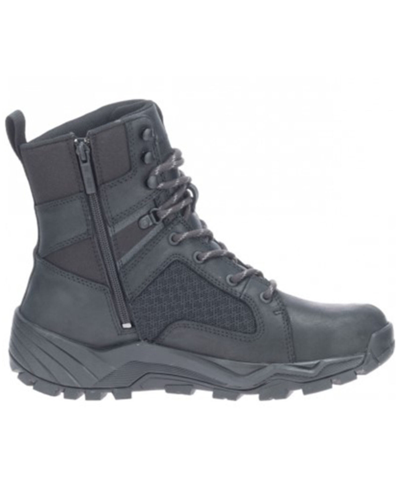 Image #2 - Harley Davidson Men's Walden Moto Boots, Black, hi-res