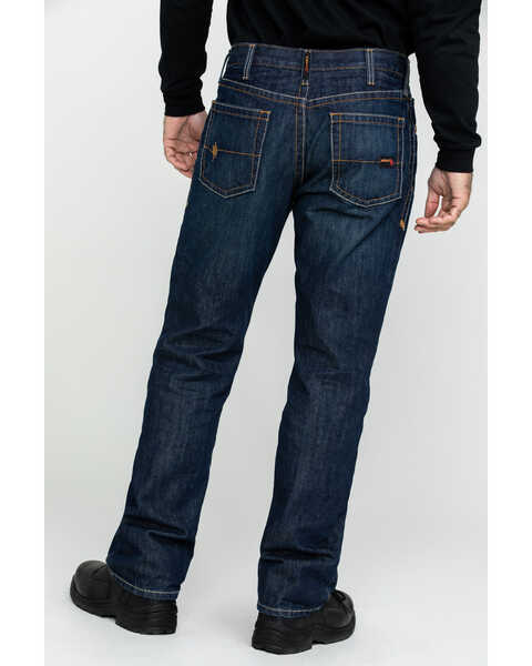 Ariat Men's Shale Flame-Resistant Bootcut Work Jeans, Denim, hi-res