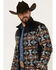 Image #2 - Pendleton Men's Genesee Reversible Print Jacket, Black, hi-res
