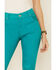 Image #3 - Ranch Dress'n Women's Jade Cowhide Print Super Flare Jeans, , hi-res