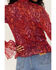 Image #4 - Free People Women's Hello There Floral Top, Wine, hi-res