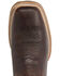 Double H Men's Clifton Western Work Boots - Soft Toe, Chocolate, hi-res