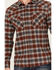 Image #3 - Pendleton Men's Wyatt Plaid Print Long Sleeve Snap Western Flannel Shirt, Charcoal, hi-res