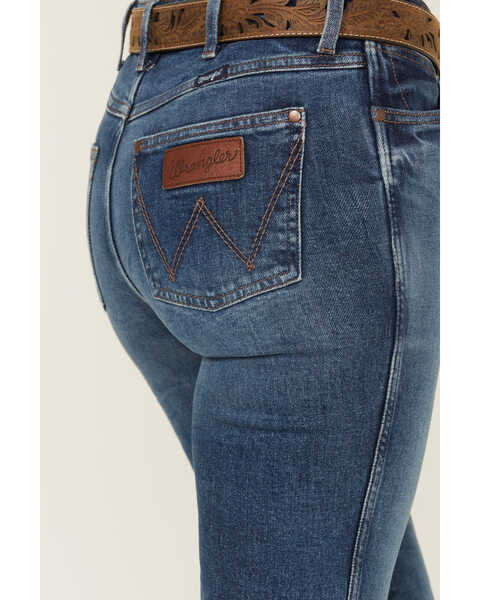 Image #4 - Wrangler Retro Women's Bessie Dark Wash High Rise Trouser Denim Jeans , Dark Wash, hi-res