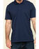 Image #4 - Hawx Men's Navy Miller Pique Short Sleeve Work Polo Shirt - Tall , Navy, hi-res