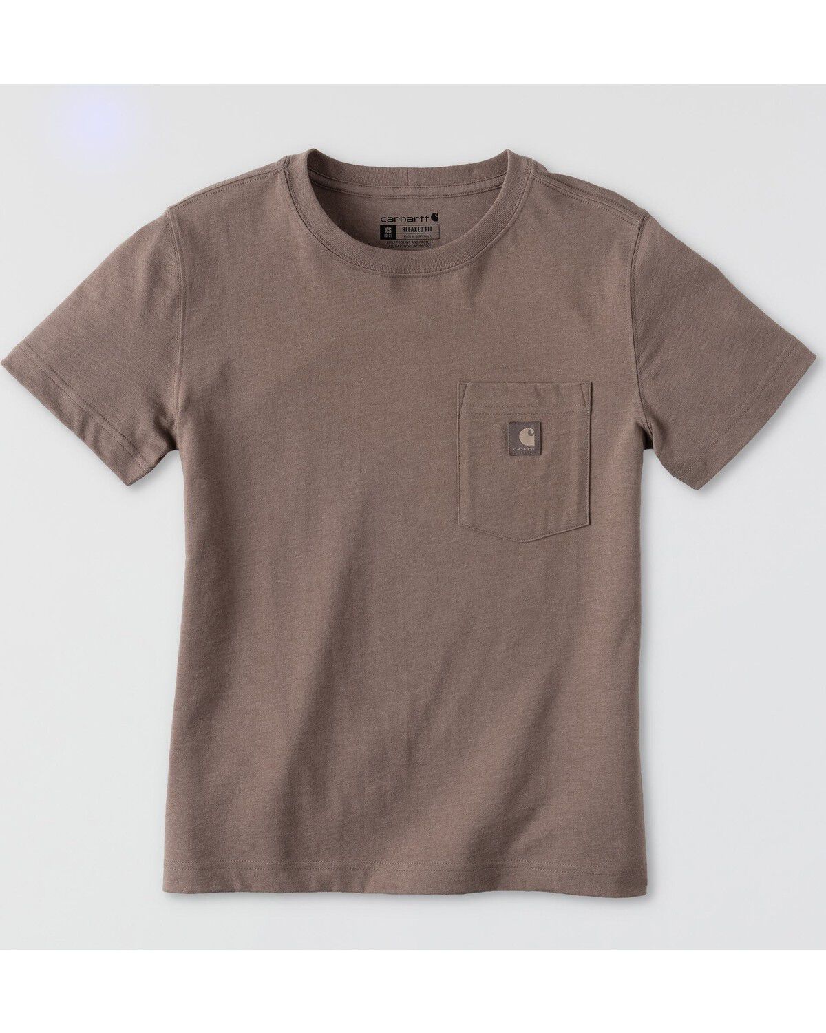 Carhartt Women's Irvine Relaxed Short Sleeve Work Shirt, Brown, hi-res