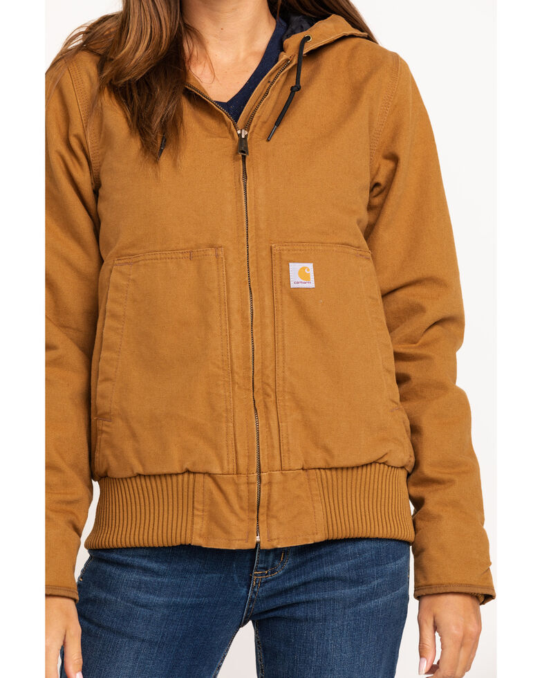 Carhartt Women's Sandstone Quilted-Flannel Active Jacket | Sheplers