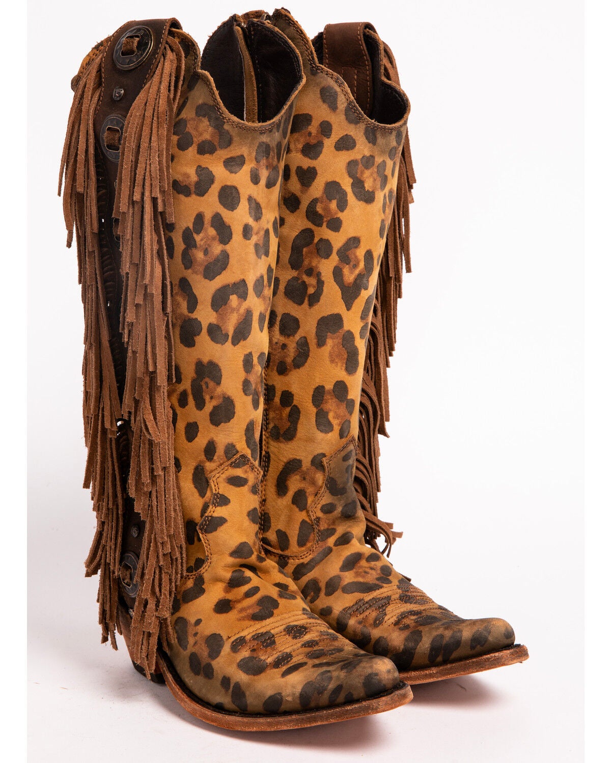 liberty black cheetah boots