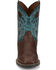 Image #4 - Justin Boys' Bowline Western Boots - Square Toe, Brown, hi-res