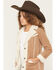 Image #2 - Shyanne Girls' Wynona Faux Suede Shearling Coat, Coffee, hi-res