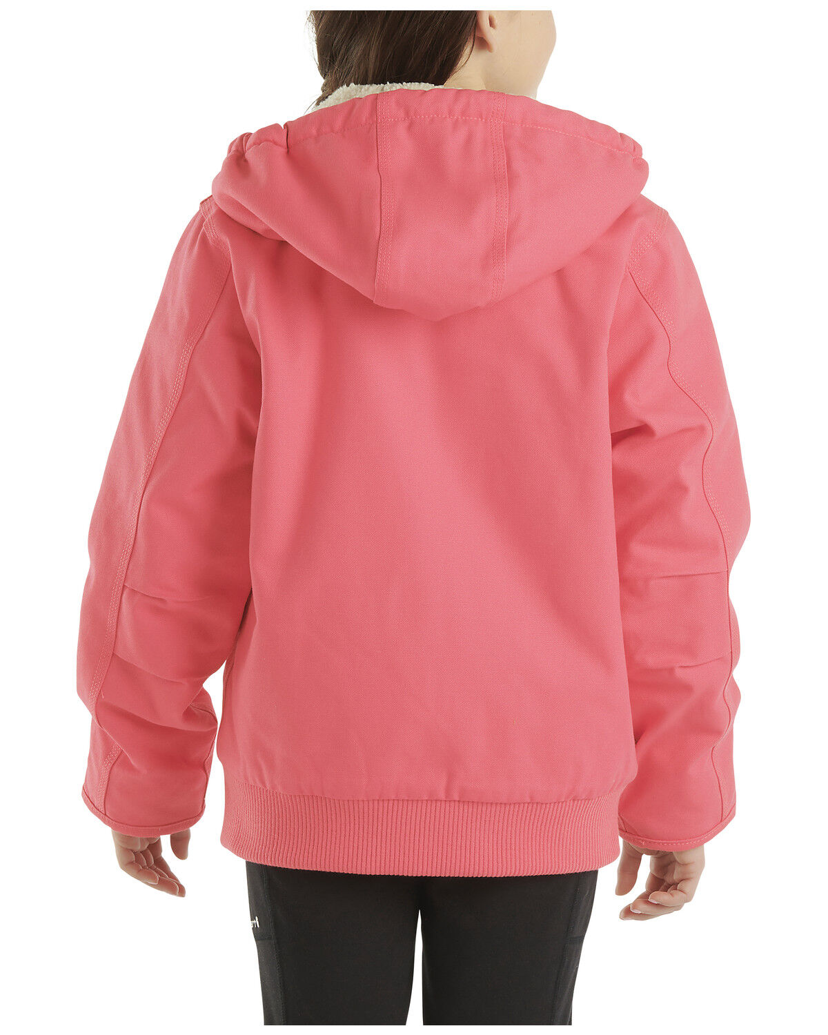 Image #4 - Carhartt Little Girls' Insulated Hooded Active Jacket, Light Pink, hi-res