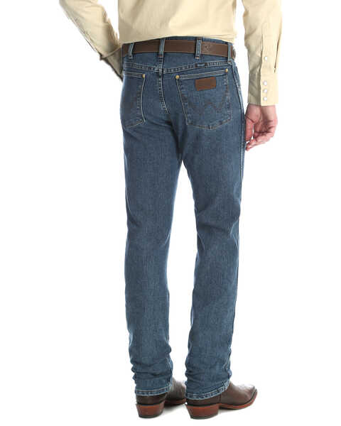 Image #1 - Wrangler Men's Premium Performance Cool Vantage Slim Fit Cowboy Cut Jeans, Indigo, hi-res