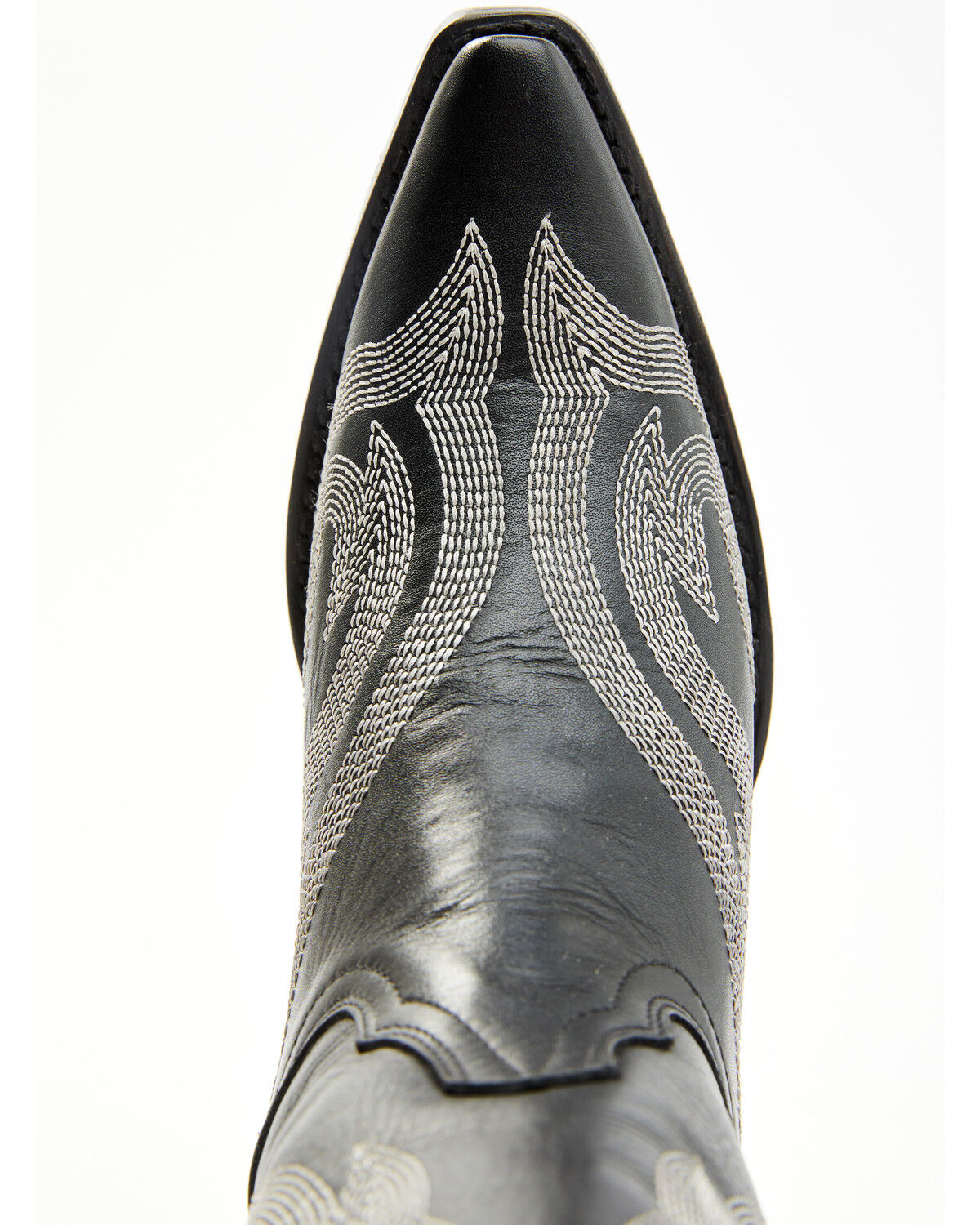Image #6 - Planet Cowboy Women's Psychedelic Lines On The Highway Leather Western Boot - Snip Toe, Black, hi-res