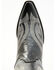 Image #6 - Planet Cowboy Women's Psychedelic Lines On The Highway Leather Western Boot - Snip Toe, Black, hi-res