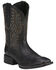 Image #1 - Ariat Men's Sport Performance Western Boots - Broad Square Toe, Black, hi-res