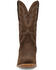 Image #4 - El Dorado Men's Bay Apache Western Boots - Square Toe, Brown, hi-res