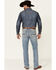 Cody James Core Men's Pistol Light Performance Stretch Slim Straight Jeans , Blue, hi-res