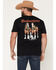 Image #1 - Buckwear Men's Boot Barn Exclusive Budweiser Clydesdales Short Sleeve Graphic T-Shirt, Black, hi-res