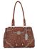 Image #1 - American West Lady Lace Multi-Compartment Tote, Brown, hi-res