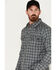 Image #2 - Cody James Men's FR Plaid Long Sleeve Snap Western Shirt, Charcoal, hi-res