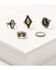 Image #1 - Shyanne Women's Rodeo Sunset Ring Set - 5 Piece, Silver, hi-res
