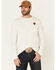 Image #1 - Wanakome Men's Orion Logo Patch Long Sleeve T-Shirt, Oatmeal, hi-res