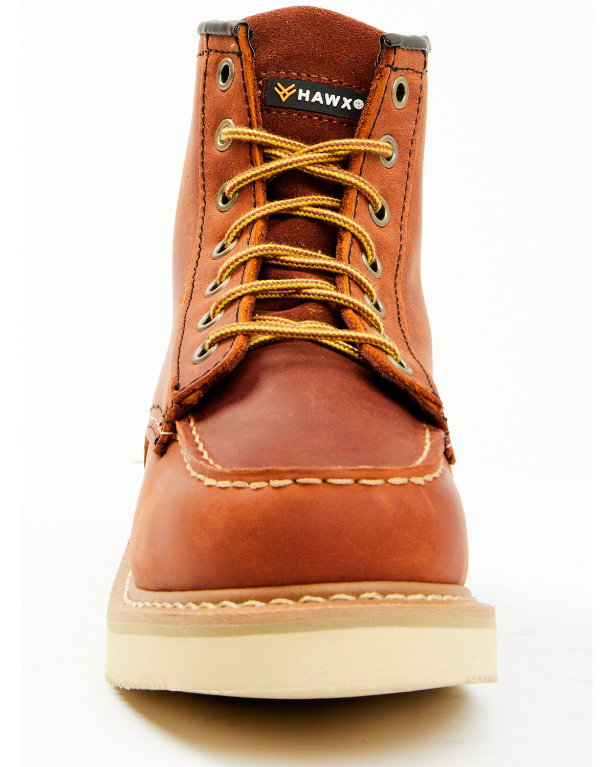 Image #4 - Hawx Women's Gradient Lace-Up Work Boots - Soft Toe, Brown, hi-res