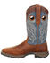 Image #3 - Durango Men's Rebel Western Work Boots - Steel Toe, Brown, hi-res