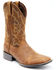 Durango Men's Westward Western Performance Boots - Broad Square Toe, Brown, hi-res
