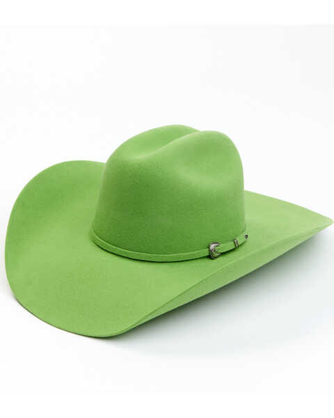 Serratelli 2X Felt Western Hat, Bright Green, hi-res
