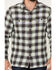 Image #3 - Levi's Men's Classic Worker Plaid Long Sleeve Button-Down Shirt, Olive, hi-res