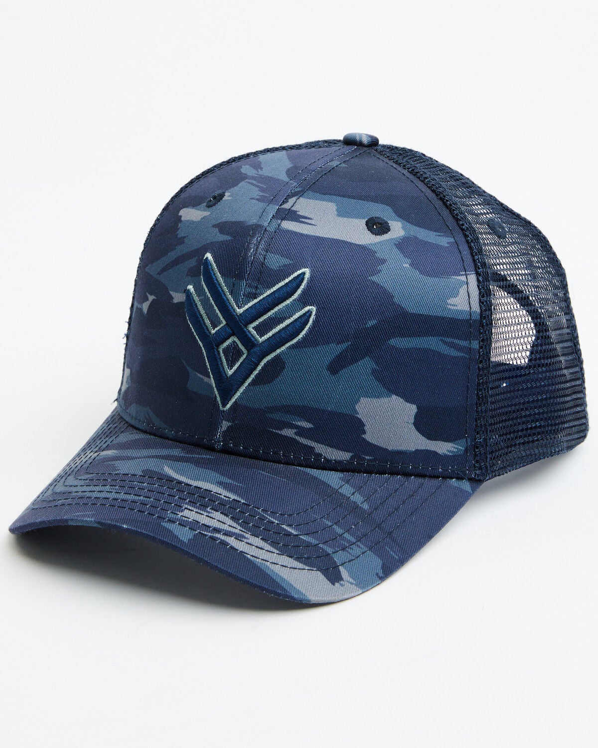 Image #1 - Hawx Men's Camo Print Mesh Back Ball Cap, Camouflage, hi-res