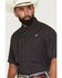 Image #2 - Ariat Men's Printed VentTEK Short Sleeve Button-Down Shirt, Black, hi-res