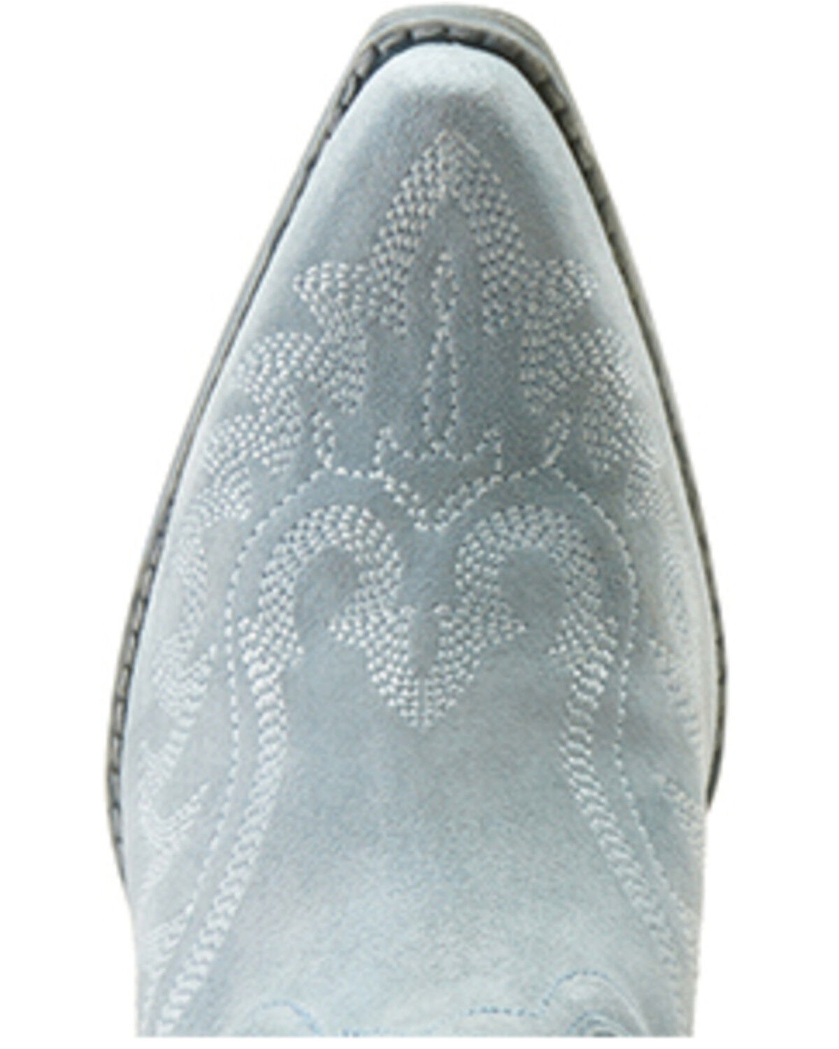Image #4 - Ariat Women's Chandler Suede Western Booties - Snip Toe, Blue, hi-res