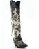 Image #1 - Corral Women's Rose Embroidery Western Boots - Snip Toe, White, hi-res