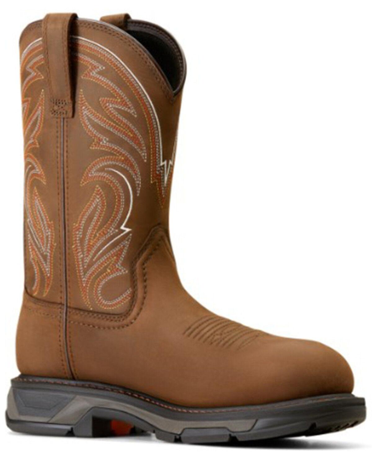 Image #1 - Ariat Men's WorkHog® XT Distressed Work Boots - Carbon Toe, Brown, hi-res